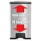 Hls Commercial 18 gal Round Indoor Metal Can, Silver, Touchless Sensor Lid, Stainless Steel, 17.5 in HLS18RC - alternate 6